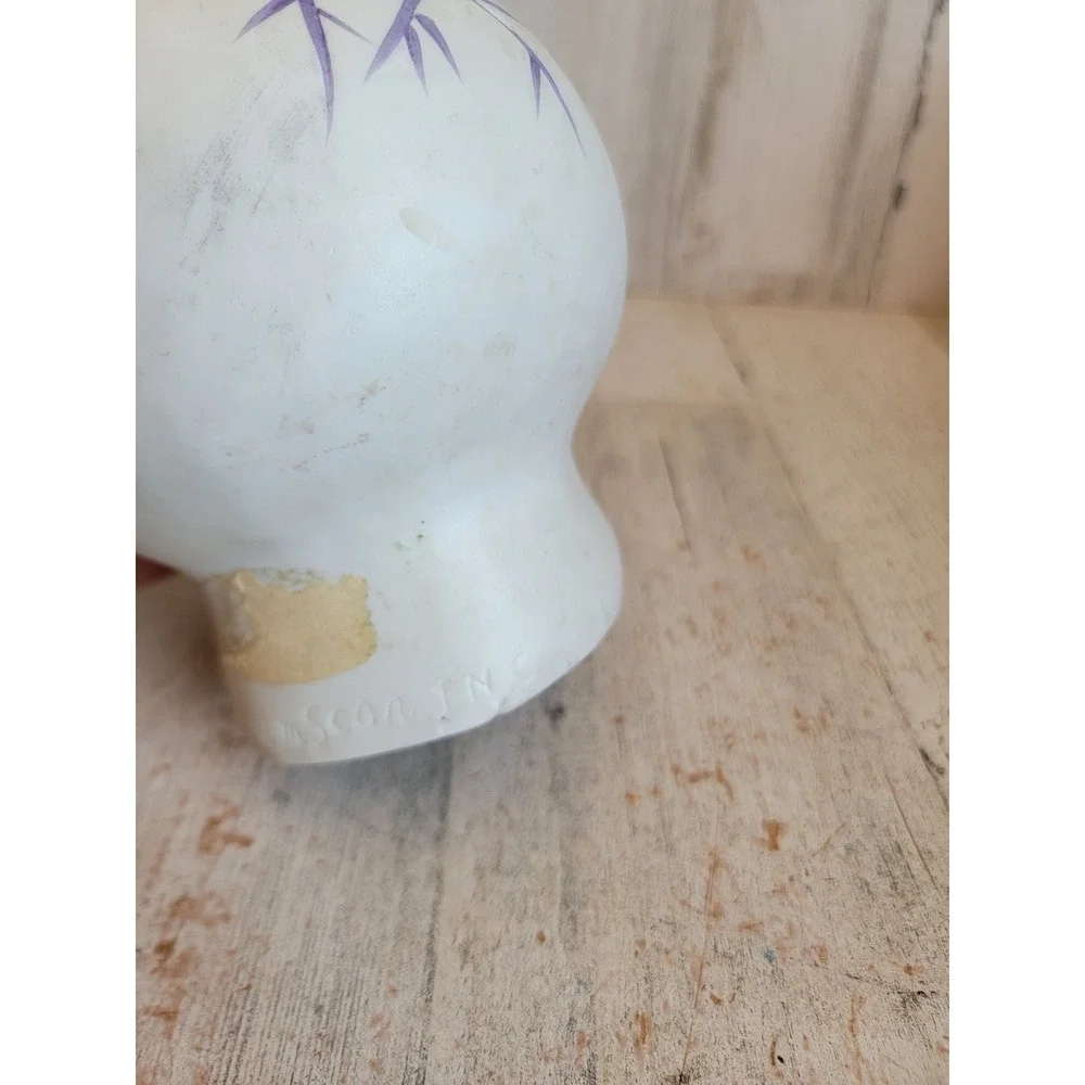 Vintage amscan skull porcelain tea light Halloween cover candle home decor